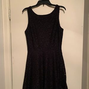 3/$20 Speechless Black Lace Semi-formal Mini Dress Size 13  (juniors)